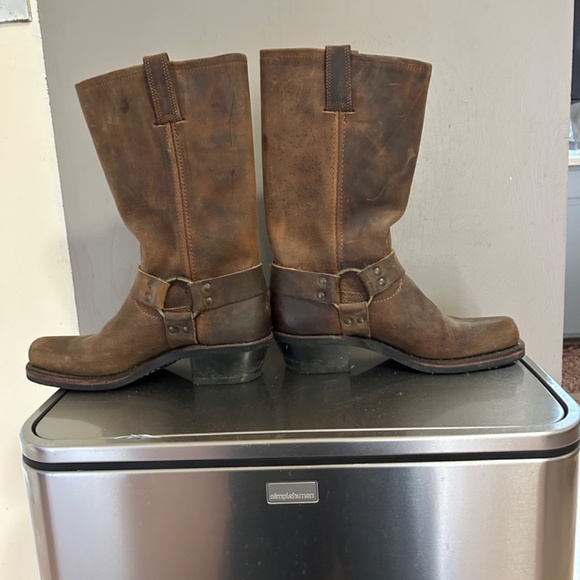 FRYE HARNESS BOOTS 12R WOMENS - Picture 2 of 6